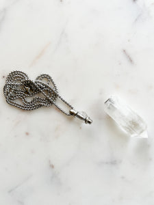 Clear Quartz • Bottle Necklace