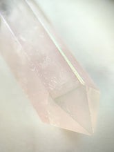 Load image into Gallery viewer, Aura Coated Rose Quartz • Bottle Necklace
