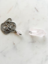 Load image into Gallery viewer, Rose Quartz • Bottle Necklace
