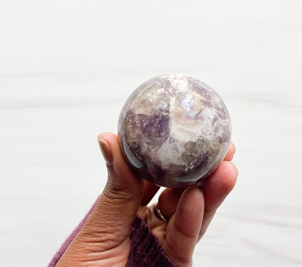 Lepidolite • Small Sphere • A