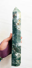 Load image into Gallery viewer, Moss Agate • Tower • C
