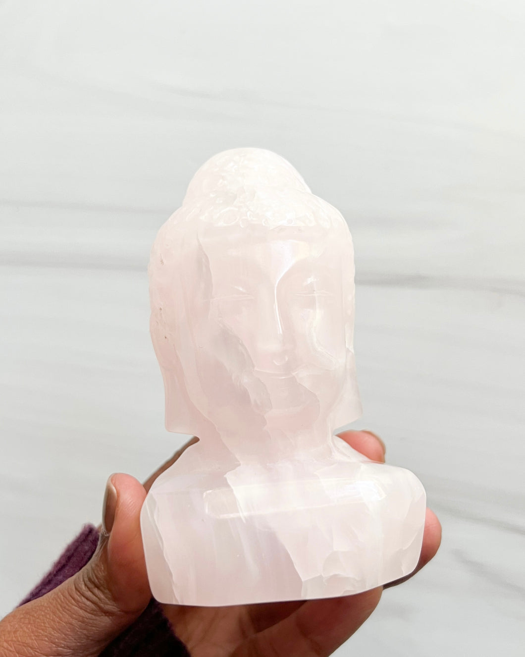 Mangano Calcite • Peaceful Buddha Head