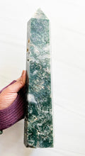 Load image into Gallery viewer, Moss Agate • Tower • C
