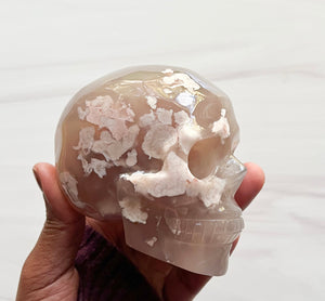 Flower Agate • Skull