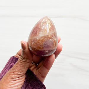 Lavender Rose Quartz • Egg