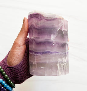 Fluorite Cylinder • Light Shade