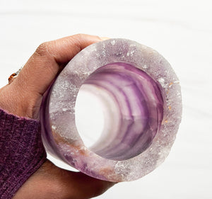 Fluorite Cylinder • Light Shade