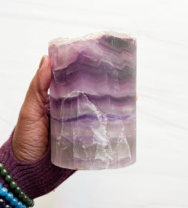 Fluorite Cylinder • Light Shade